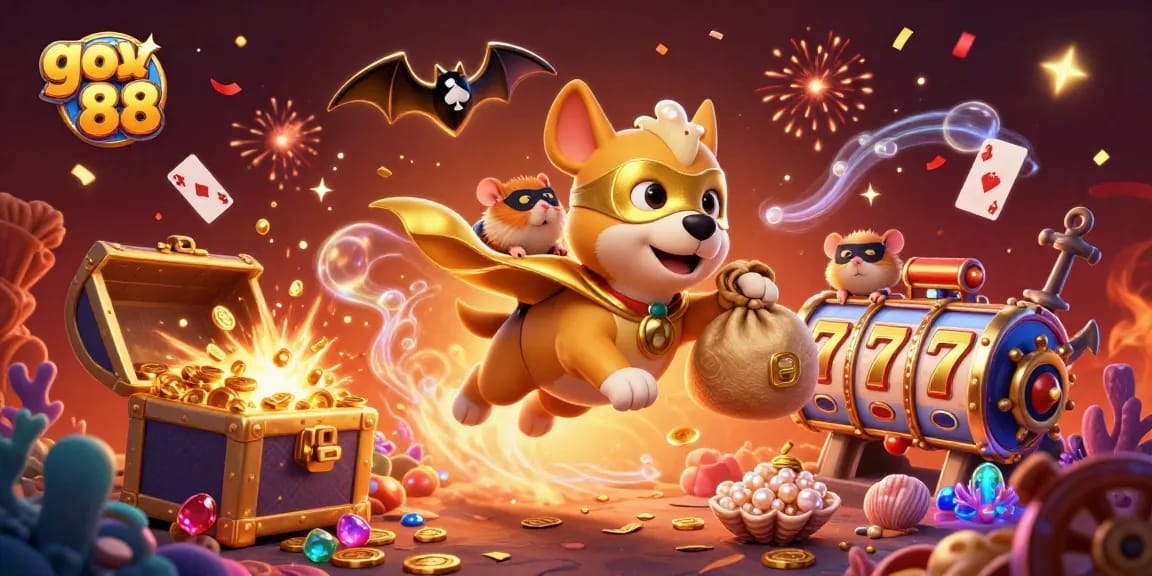 Engage with go 88 and experience thrilling casino excitement featuring a superhero dog.