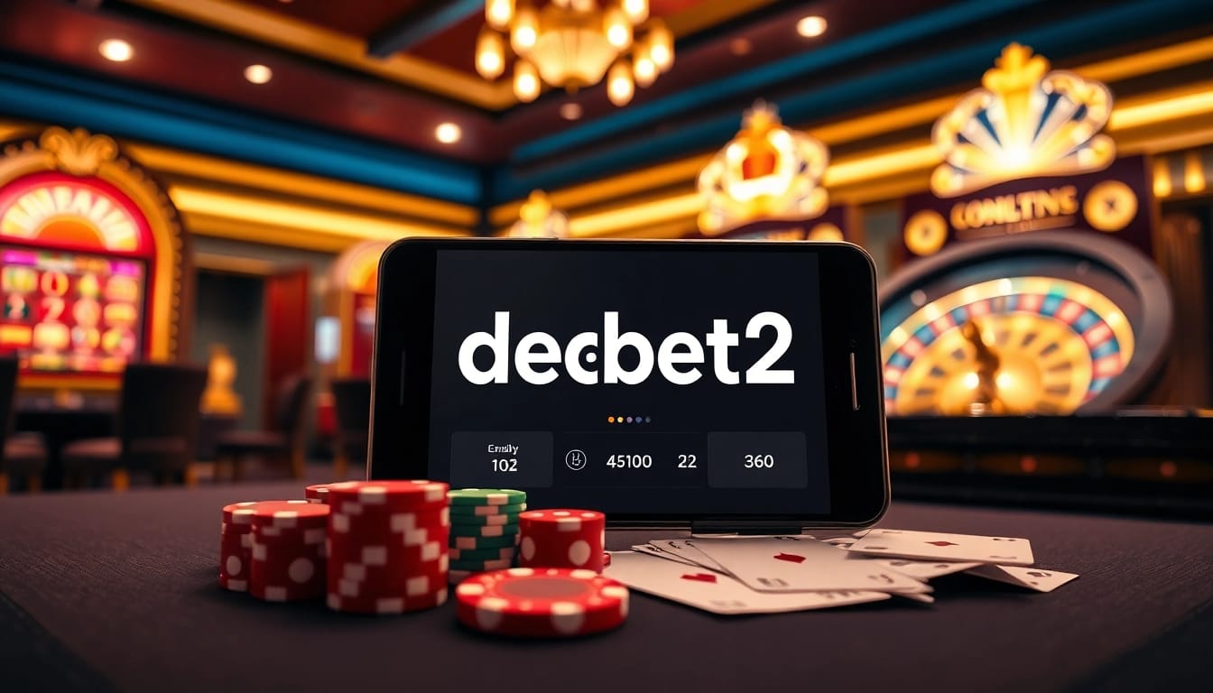 Experience luxury and excitement at online gambling with https://debet2.app/ showcasing vibrant casino elements.