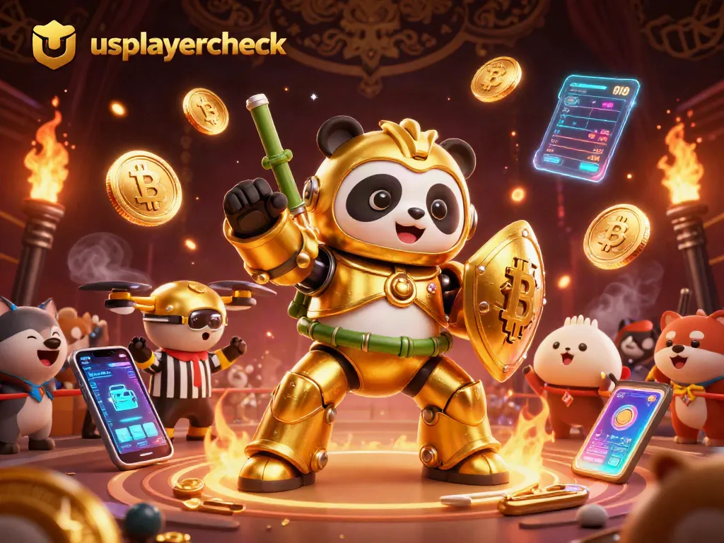 Experience gaming excitement with usplayercheck and vibrant casino elements in a dazzling 3D illustration.