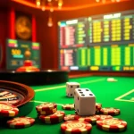 Exciting gambling scene showcasing online betting opportunities at https://f8bet.io/ with luxury casino elements.