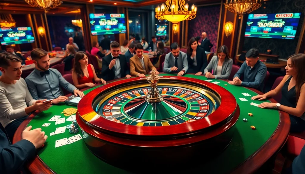 Experience the excitement at https://rr8888.in.net/ with a roulette table scene showcasing vibrant betting and eager players.