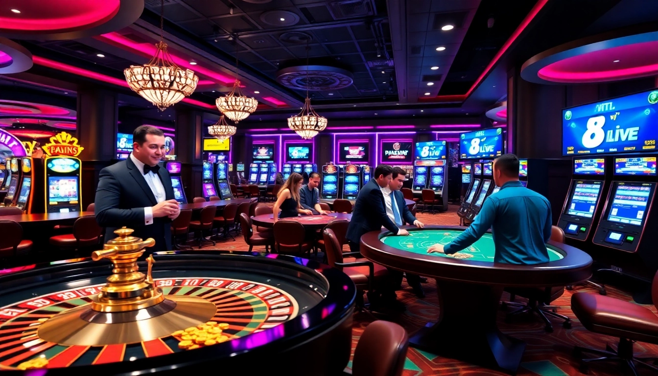 Experience the thrill of gambling at 8live with vibrant casino games and secure betting options.