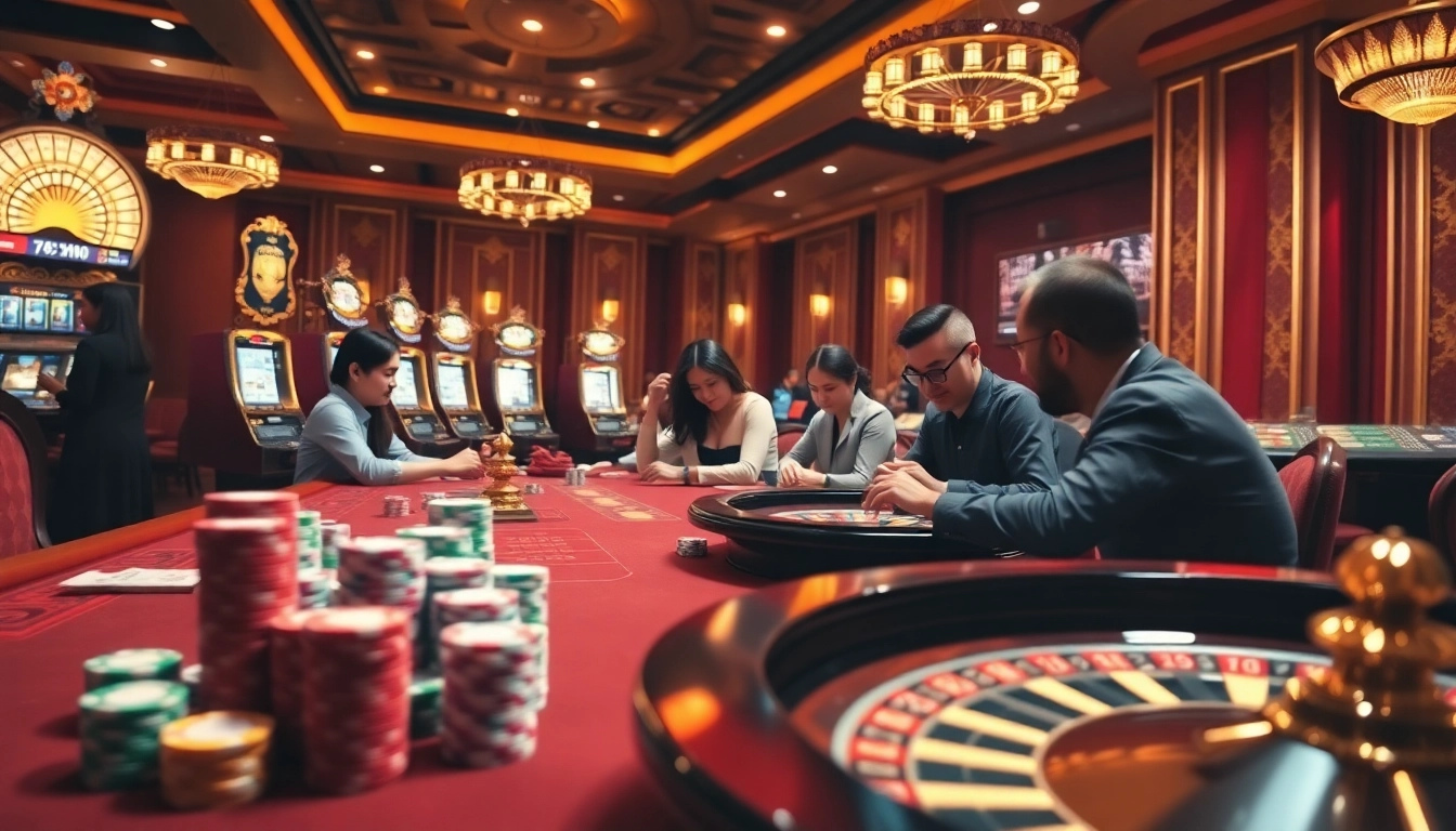 Experience excitement at 78Win's luxurious online casino with vibrant games and lively players.