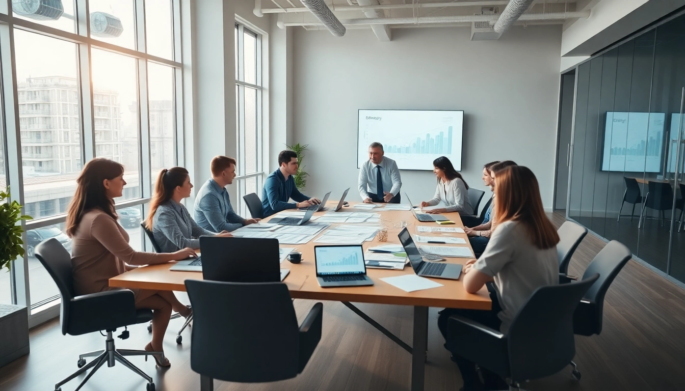 Team collaboration on Strategy Capture Management strategies in a modern workplace setting.