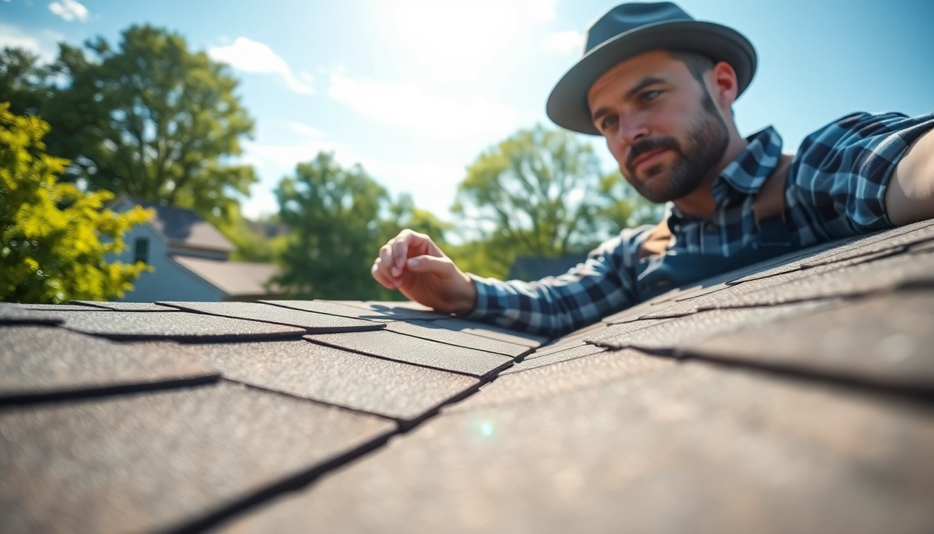 Inspecting a roof in South Jersey to ensure quality and durability.