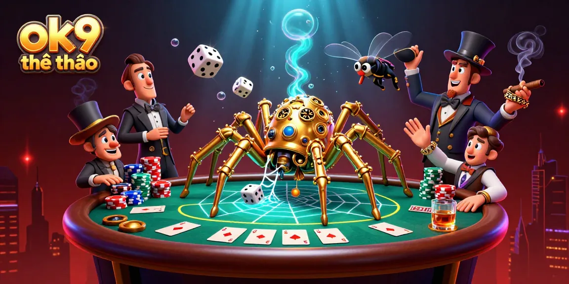 Engage in the ok9 thể thao experience with steampunk elements and dynamic poker action.